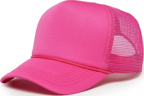 Vista 41 de Funky Junque Sombrero de camionero ligero Snapback de espuma de malla en Negro/Negro