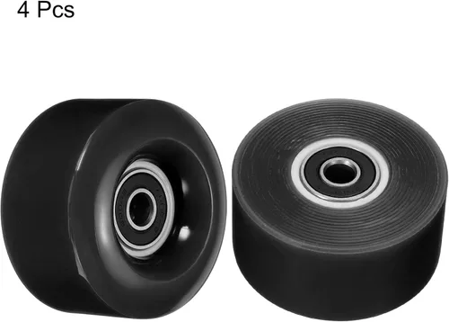 Vista 3 de PATIKIL Roller Skate Wheels with Bearings, Quad Skate Replacement for Double Row Skate Skateboards Indoor or Outdoor