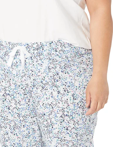 Vista 3 de Tienda Essentials pantalón de popelina para dormir para mujer