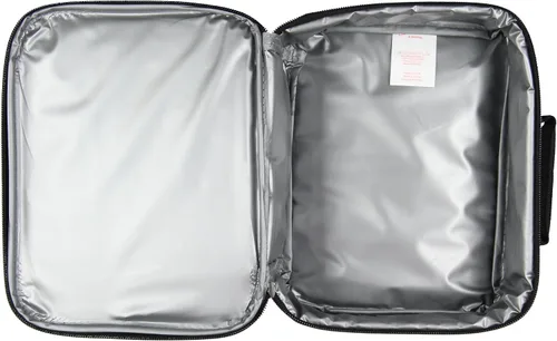 Vista 3 de Marvel Spiderman - Lonchera con diseño elevado de superhéroe, bolsa de almuerzo con aislamiento de Spider-Man de 10 pulgadas