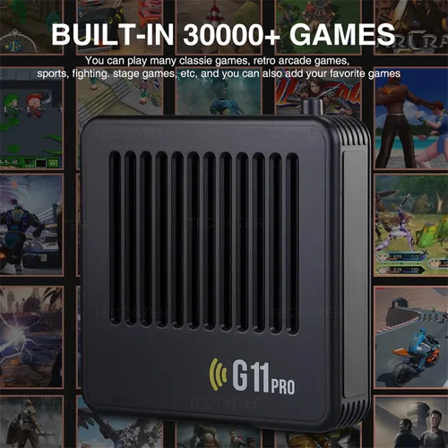 Vista 8 de G11 Pro Game Box 4K HD TV Game Stick Consola de videojuegos 256G incorporada 60000+ juegos retro, reproductor de juegos portátil inalámbrico