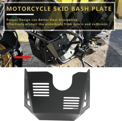 Vista 4 de Worldmotop - Placa de aluminio para motor compatible con Suzuki V-Strom 1050XT DL1050 1050 XT 2020 2021 cubierta protectora de marco protector