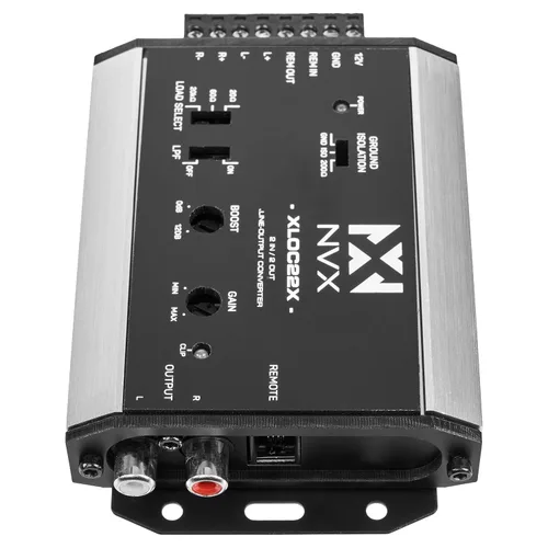 Vista 3 de NVX XLOC22X 2 entradas / 2 salidas Convertidor de salida de línea activa de alto voltaje con ajuste de impedancia Con coincidencia de impedancia