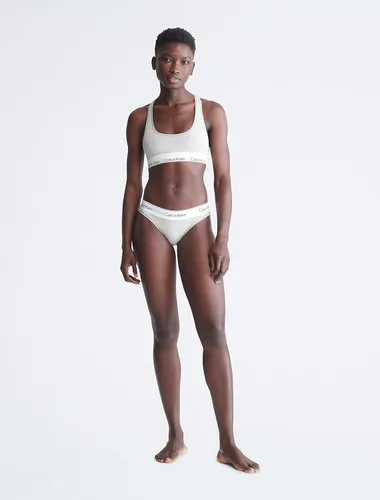 Vista 5 de Calvin Klein Bralette inalámbrico moderno de algodón sin forro para mujer