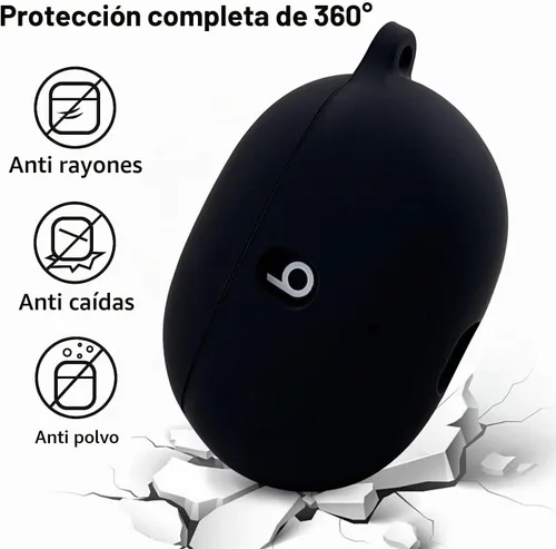 Vista 4 de KOUJAON Funda compatible con Beats Studio Buds (2021) / Beats Studio Buds + (2023) Funda protectora de silicona para auriculares inalámbricos Beats
