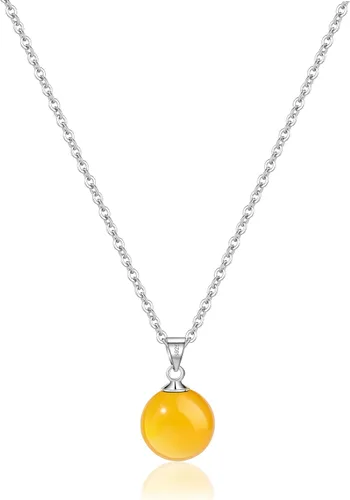 Vista 12 de Collar de jade natural para mujer, de plata de ley, ajustable, hecho a mano, con dije de jade verde, collar de cristal curativo, regalo de buena