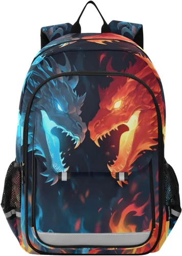 Vista 9 de ALAZA Moon Stars Alchemy Witch - Mochila para laptop para mujeres y hombres, bolsa de viaje casual con compartimento y múltiples bolsillos
