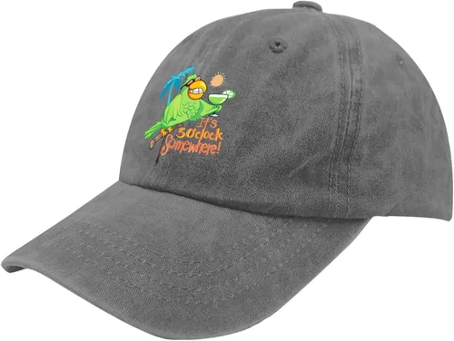 Vista 2 de It's 5 o'clock Somewhere - Gorras de béisbol para mujer, gorra de béisbol suave y lavada, peso ligero