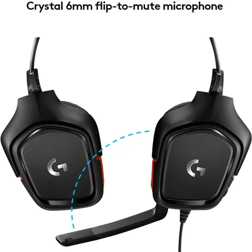 Vista 5 de Logitech G332 Auriculares estéreo para juegos para PC, PS4, Xbox One, Nintendo Switch (renovado)