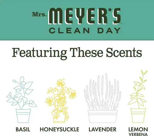 Vista 7 de MRS. MEYER'S CLEAN DAY - Recambio de jabón para manos, paquete variado de 2 unidades (lavanda y albahaca)