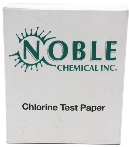 Vista 5 de Noble Chemical CM-240 Dispensador de papel de prueba de cloro - 10-200ppm