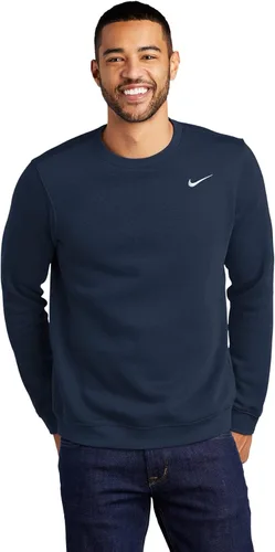 Vista 27 de Nike Club - Sudadera de vellón con cuello redondo para hombre