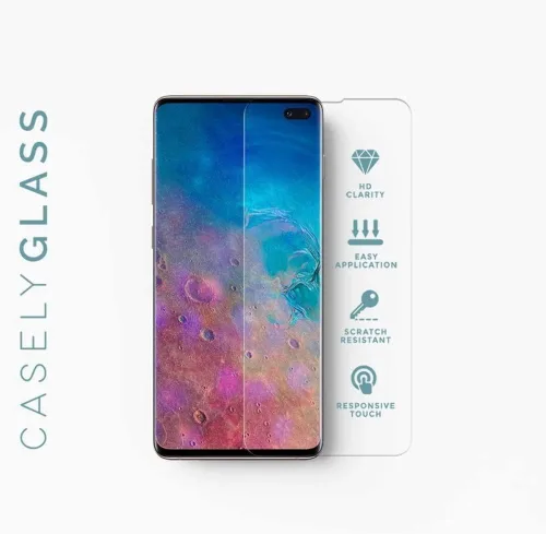 Vista 5 de Casely Protector de pantalla de vidrio templado para iPhone 11 Pro Max/iPhone XS Max