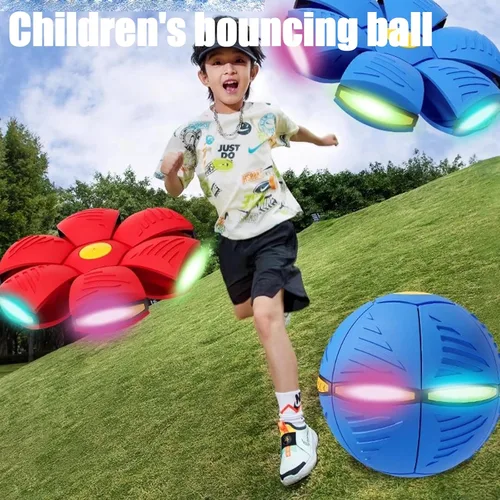 Vista 3 de Gcvsdoa - Bola mágica, bola emergente, bola mágica que rebota, bolas rebotadoras para niños, platillo volador mágico, bolas rebotantes, interacción