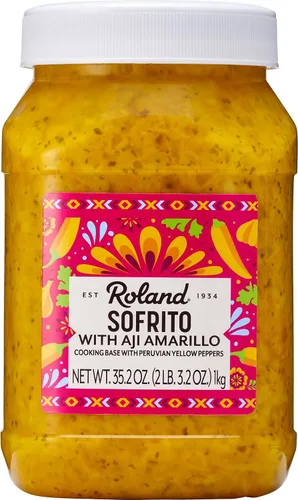 Vista 5 de Roland Foods Sofrito con Aji Amarillo, alimento importado especial, 12.6 onzas, paquete de 1