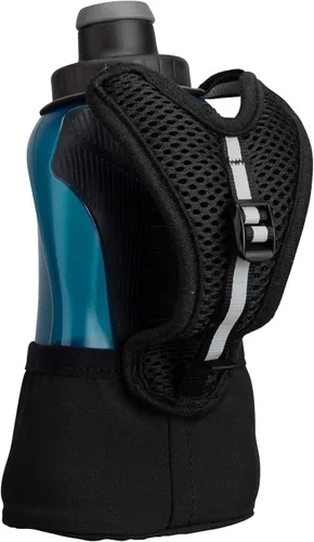 Vista 2 de Nathan Running Handheld Water Bottle Adjustable No-Grip Quick Squeeze Lite Hand Strap. Reflective Hydration
