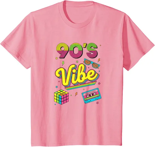 Vista 87 de 90s Nostalgia Retro Apparel - 90'S Vibe Retro T-Shirt Negro
