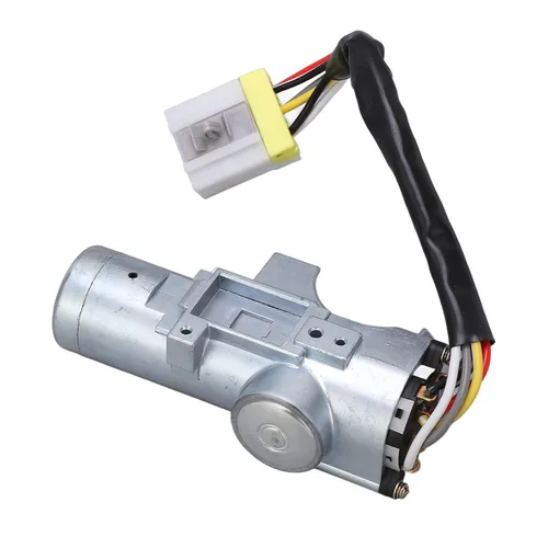 Vista 3 de Aramox Interruptor de arranque de vehículo de coche Cerradura de encendido con cerradura automática de puerta 2 llaves para Navara D22 19972006