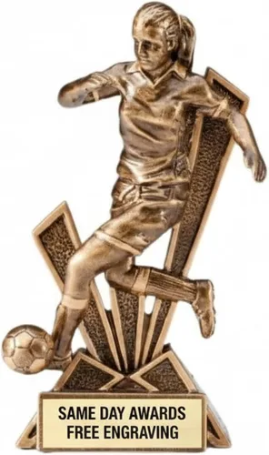 Vista 9 de Checkmate Sports Trophy Award – Custom Engraved Resin Trophy with Bold Design – Recognition Award for Competitions Teams Schools Leagues and Events