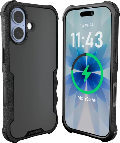 Vista 91 de Smartish Funda para iPhone 12 Pro Max Armor - Gripzilla [resistente + protectora] Funda de agarre delgada y resistente - Black Tie Affair