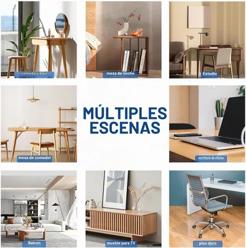 Vista 6 de Nueva versión de 12 x 24 pulgadas, multitamaño de 1.5mm de grosor, cubierta de mesa de PVC transparente, protector de cubierta de mesa rectangular
