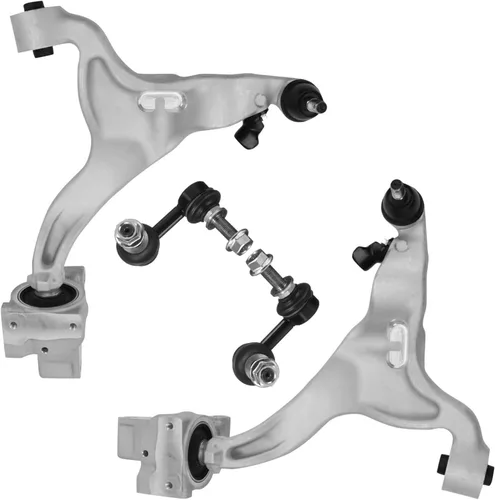 Vista 31 de Detroit Axle - Barras estabilizadoras de brazos de control delanteros 4WD para Ford 2005-2008 F-150 Lincoln Mark LT, 2 brazos de control superiores