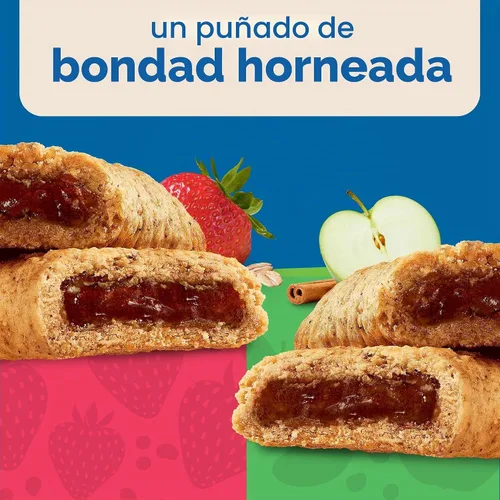Vista 4 de Barras de Desayuno Nutri-Grain, Hechas con 10g de Granos Enteros, Barras de Snack, Paquete Surtido (3 Cajas, 48 Unidades)