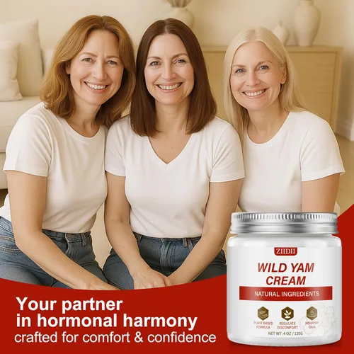 Vista 6 de ZIIDII Wild Yam Cream - Crema equilibrante natural para mujeres, apoyo calmante para el bienestar de la mediana edad, nutre e hidrata profundamente