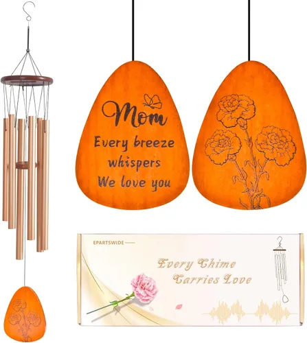 Vista 9 de Campanas de viento para mamás, regalos para mamá, regalos de Acción de Gracias y Navidad, el mejor regalo para el día de la madre, regalo