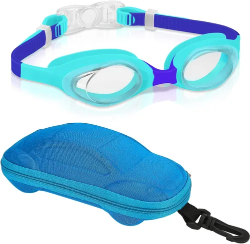 Vista 9 de Gafas de natación para niños, gafas de natación para niños y niñas, niños pequeños de 2 a 12 años