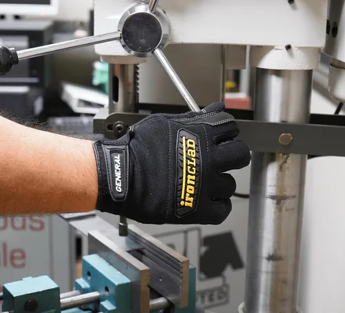 Vista 7 de Ironclad General Utility - Guantes de trabajo GUG, multiusos, ajuste de rendimiento, duraderos, lavables a máquina (1 par, color negro)