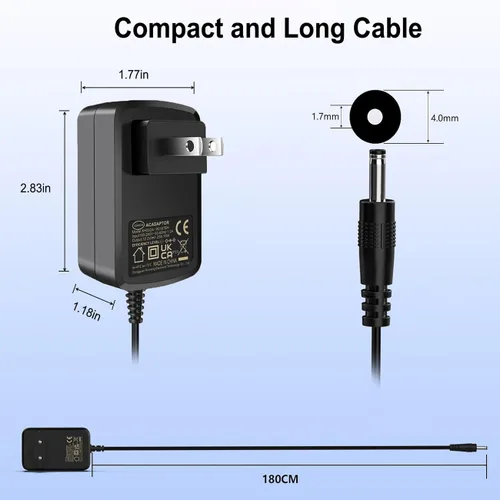 Vista 6 de Goveep - Adaptador de corriente de 15 W compatible con Alexa Echo Pop
