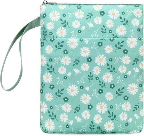Vista 17 de DSIUE Funda para Libros Cubiertas de Libros Protector de Libros con Cremallera Tela Lavable para Adolescentes Adultos Amantes de los Libros Maestros