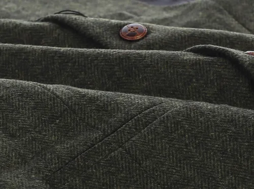 Vista 133 de Gioberti Chaleco de tweed formal de 6 botones para hombres