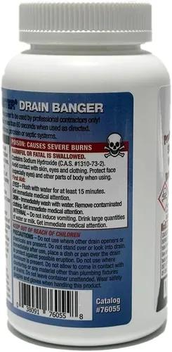 Vista 5 de Juego de 2 limpiadores de drenaje Blue Monster Drain Banger