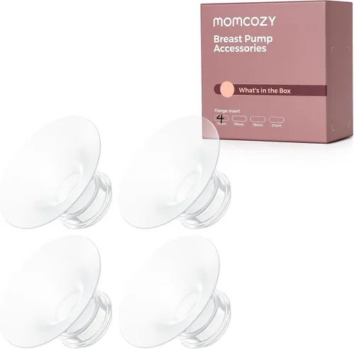 Vista 23 de Momcozy Extractor de leche portátil BP334 Air 1, 2 unidades rojo