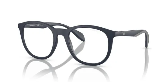 Vista 3 de Emporio Armani Men's EA4211 Prescription Eyewear Frames with Two Interchangeable Sun Clip-Ons Round