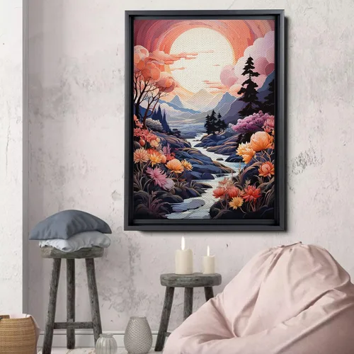 Vista 2 de Boho Art Print, Abstract Sun, Minimalist Wall Art, Nordic Decor, Home Decor, Boho Posters, Living Room Art, Scandinavian Decor