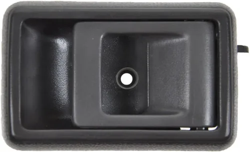 Vista 7 de TRQ Manija de puerta interior delantera izquierda cromada y negra para el lado del conductor compatible con Ford F-150 2012-2014