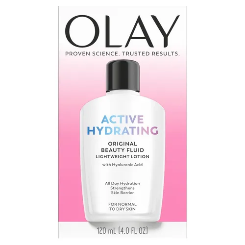 Vista 11 de Olay Hidratante Facial, Loción Fluida de Belleza Hidratante Activa, Hidratante Facial Original, 4 Oz. (Paquete de 2)