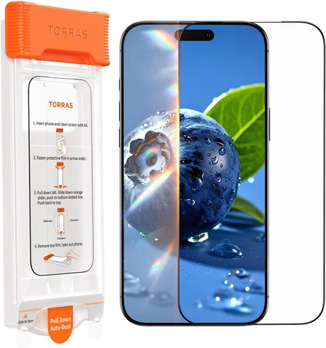 Vista 9 de TORRAS OrigArmor for iPhone 17 Pro Max Screen Protector, Anti-Reflection