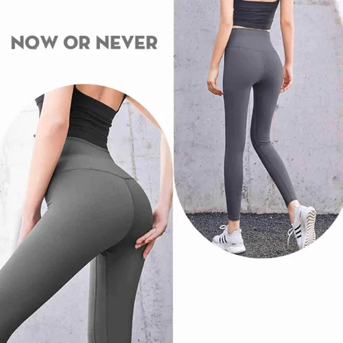 Vista 5 de ZHAOXIAN Pantalones de yoga de cintura alta con bolsillos, control de abdomen, pantalones de entrenamiento para mujer, leggings de yoga elásticos
