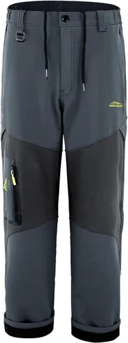 Vista 5 de Mr.Stream Pantalones deportivos para hombre, pesca, campamento, senderismo, forro polar, con cordón interno