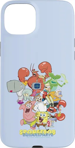 Vista 9 de Funda para iPhone 16 SpongeBob SquarePants Group Party Pose