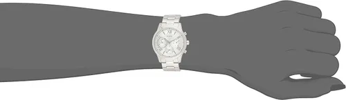 Vista 6 de Guess Womens multi-dial solar watch with stainless steel strap