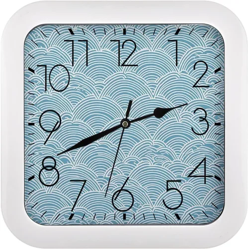 Vista 15 de 10" Square Modern Wall Clock,Animal Panther Print Kitchen Clocks Wall Battery Operated,Silent Non Ticking Unique Funny Cute Wall Clock for Living