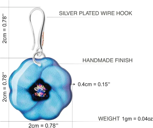 Vista 2 de Elegantes aretes colgantes con temática de mariposas y flores para mujer