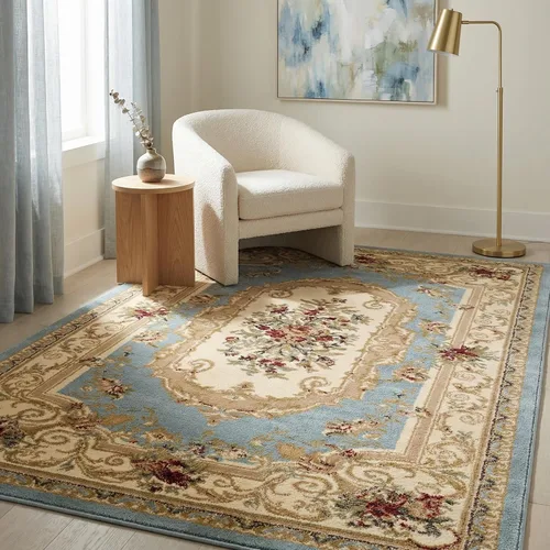 Vista 33 de Unique Loom Versailles Collection - Alfombra tradicional clásica con motivo floral, colección Versailles
