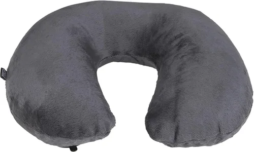 Vista 2 de Lewis N. Clark Almohada ajustable para el cuello, Gris, Almohada cervical ajustable e inflable portátil compacta para viajes