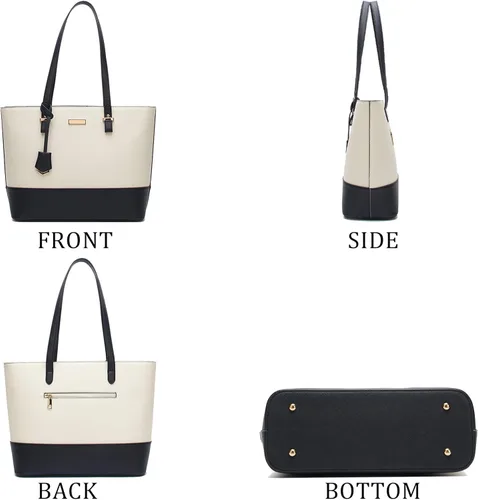 Vista 2 de YNIQUE Bolsos y bolsos de mano para mujer, Negro